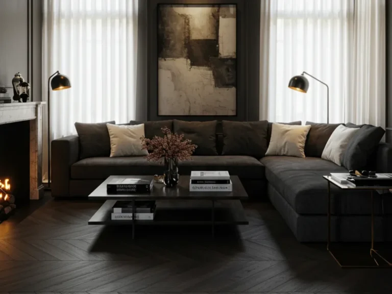 25+ Dark Wood Flooring Ideas For Stunning Living Rooms In 2025