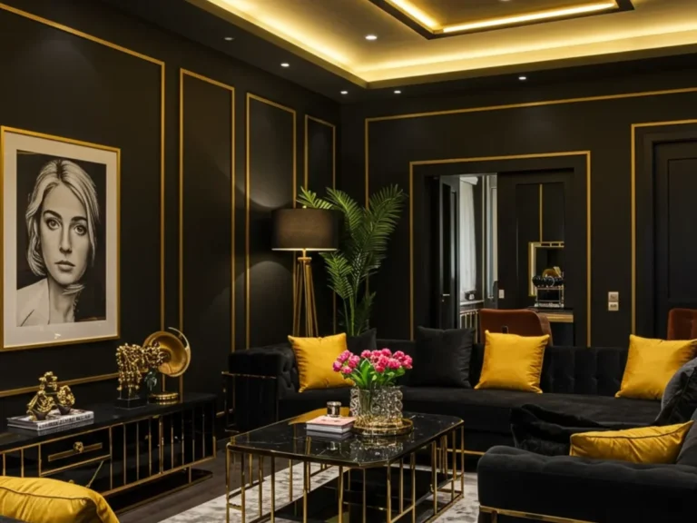 25 Luxurious Black Living Room Design Ideas for a Sophisticated Space
