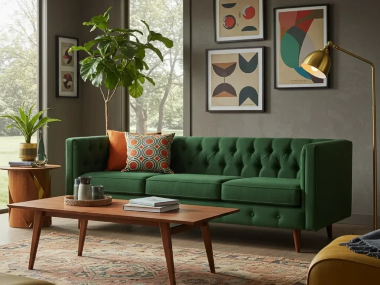 25 Stylish Green Sofa Living Room Ideas to Elevate Your Space