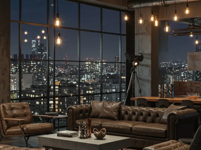 20 Luxurious Industrial Living Room Ideas