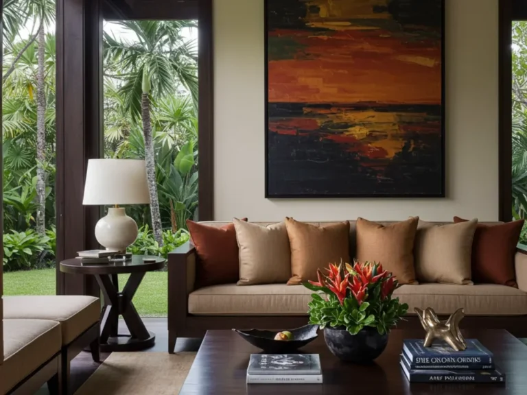 25 Luxury Tropical Living Room Ideas