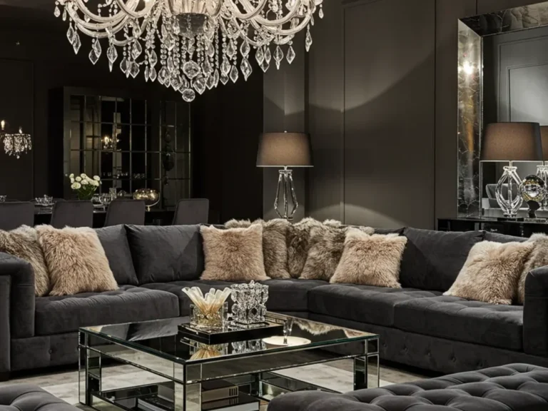 30 Luxurious Dark Gray Couch Living Room Ideas