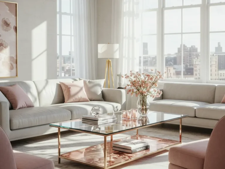 30 Luxurious Pink and Gray Living Room Ideas for a Cozy, High-End Escape