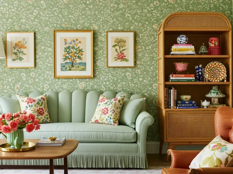 30 Unique Grandmillennial Living Room Ideas for Vintage Charm & Modern Comfort