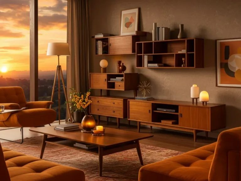 35 Luxurious Cozy Mid-Century Modern Living Room Ideas