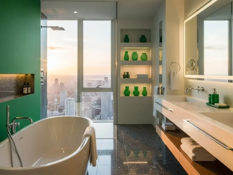 25 Stunning Green Bathroom Designs: Luxury, Elegance, and Nature-Inspired Retreats