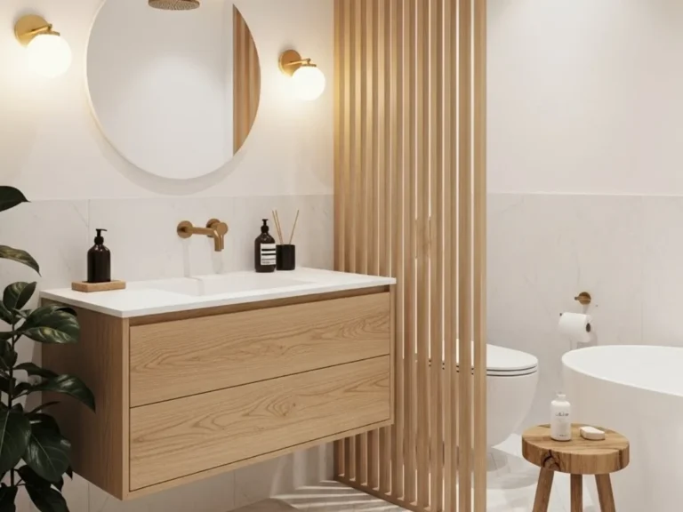 35 Luxury White and Brass Bathroom Designs