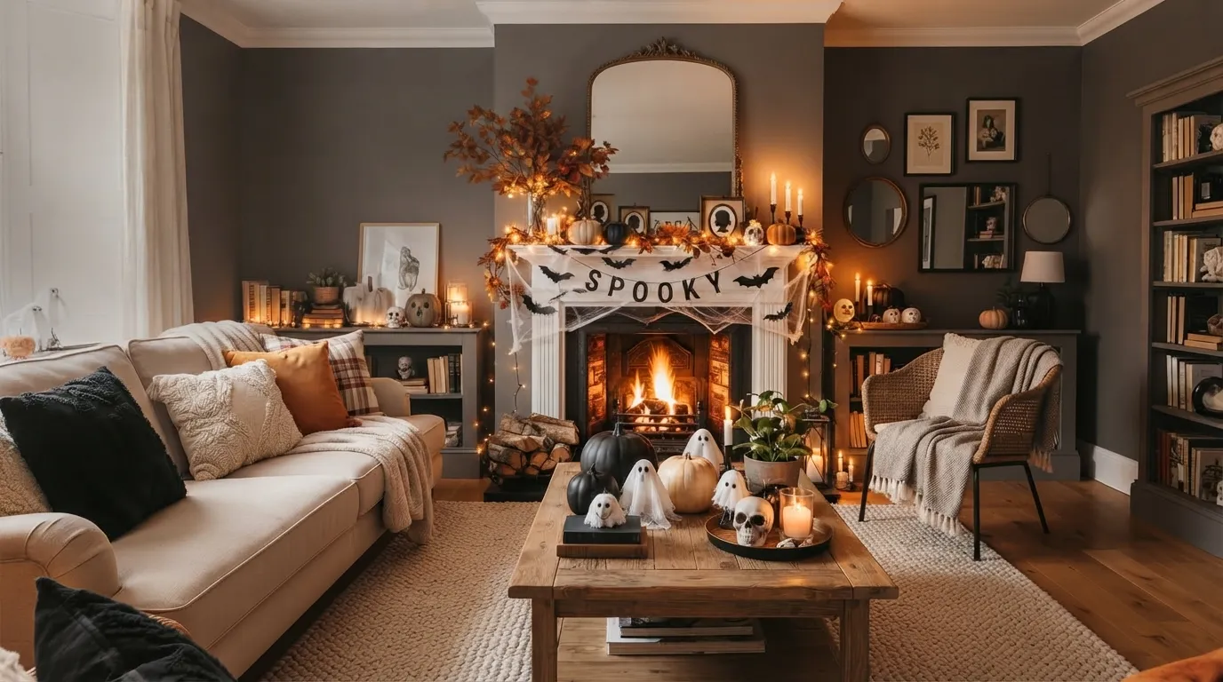 12 DIY Halloween Living Room Decor Ideas for Wow Factor
