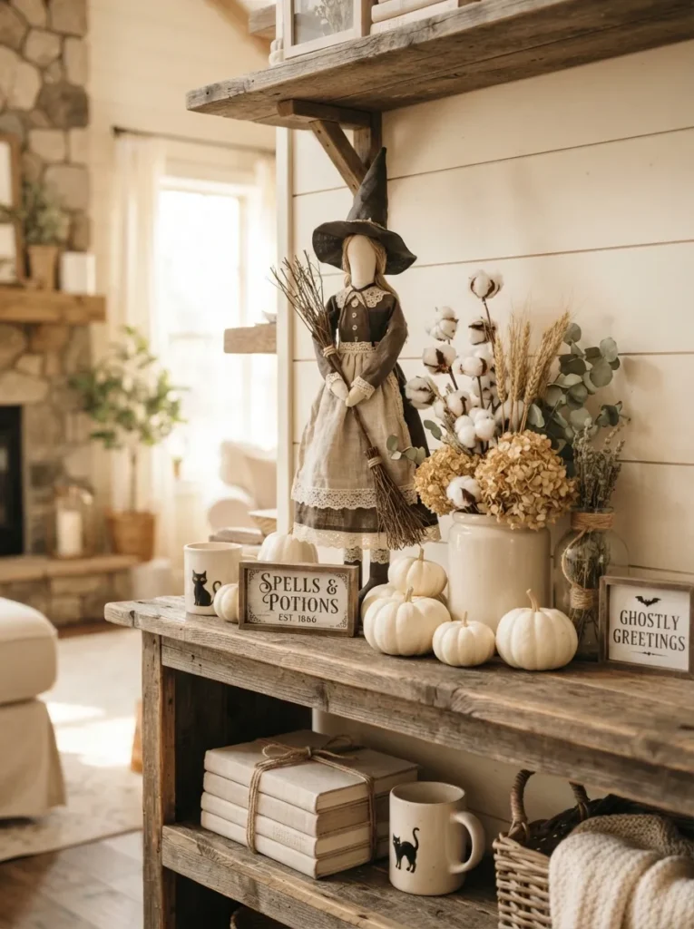 14. Farmhouse Witch Shelf