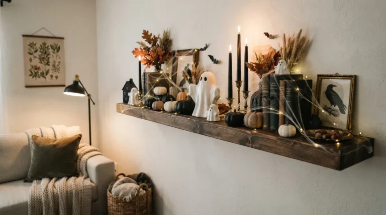 22 Ghost Shelf Decor Ideas for a Bewitching Display