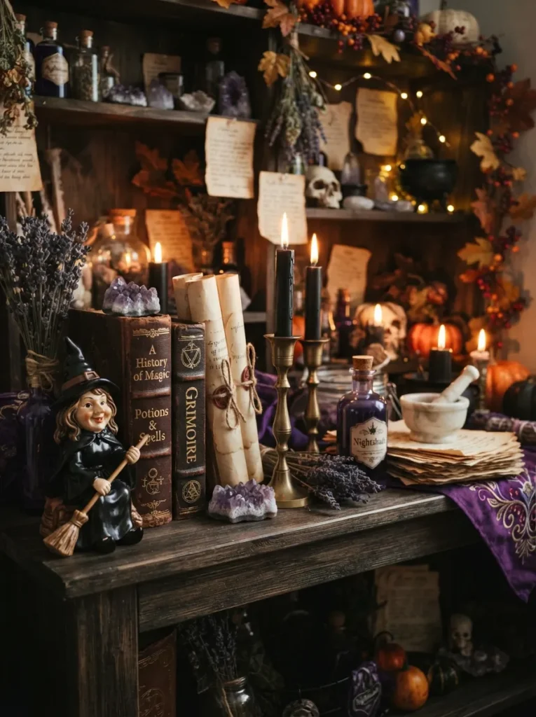 5. Spell Book Witch Setup