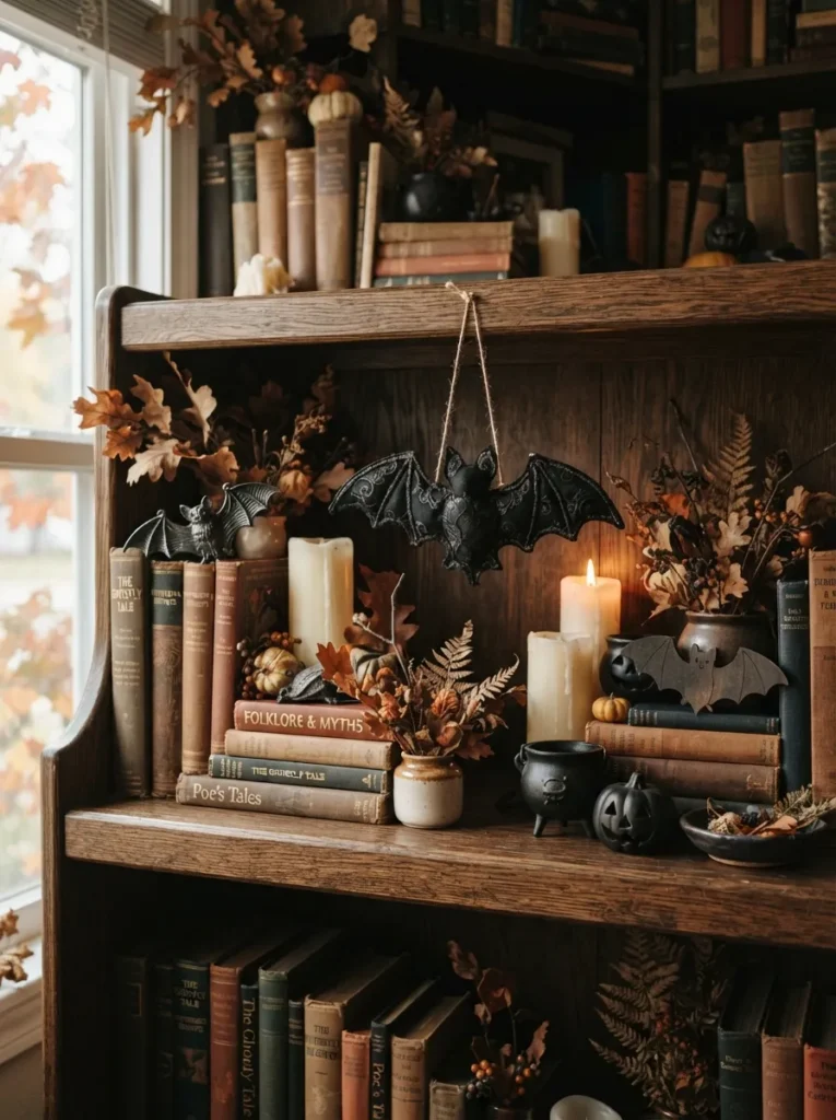 Bat Bookcase Row