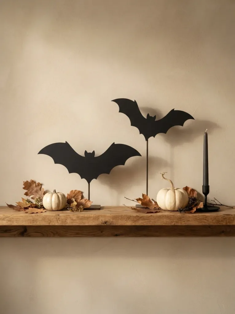 Bat Silhouette Pair