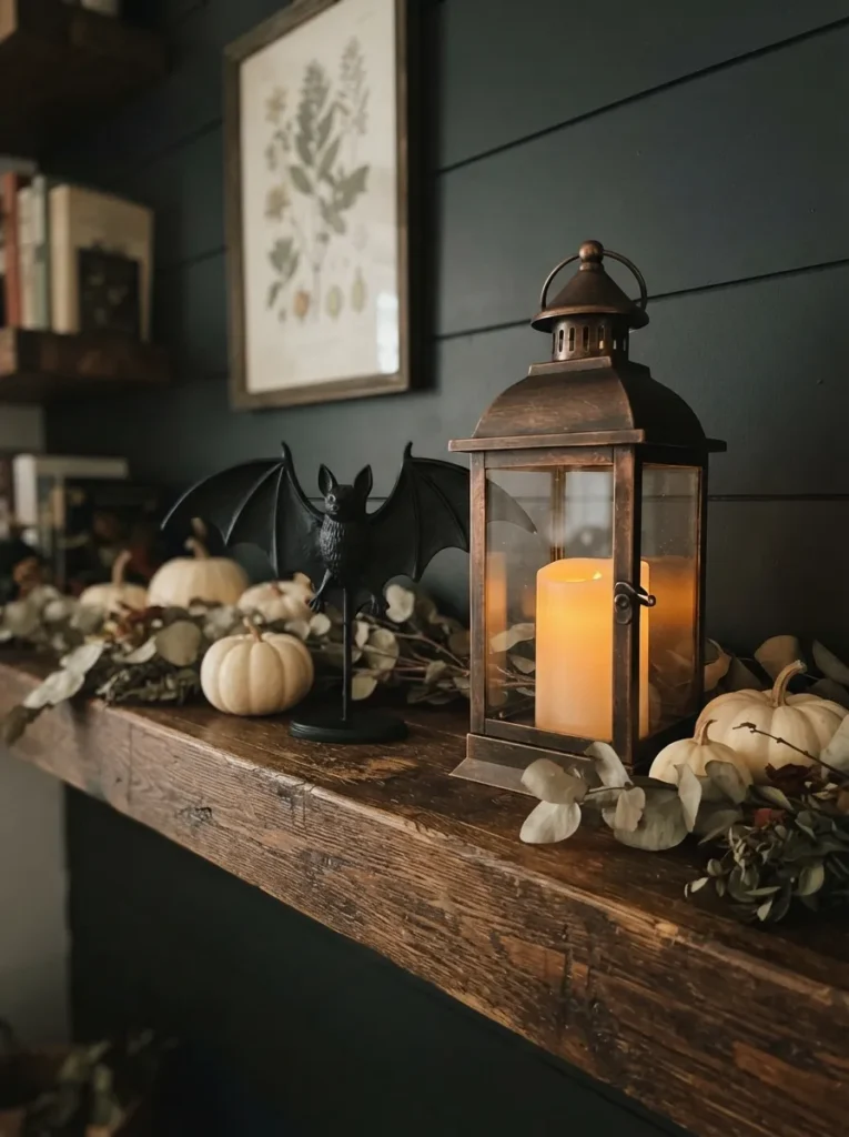 Bat and Lantern Pair