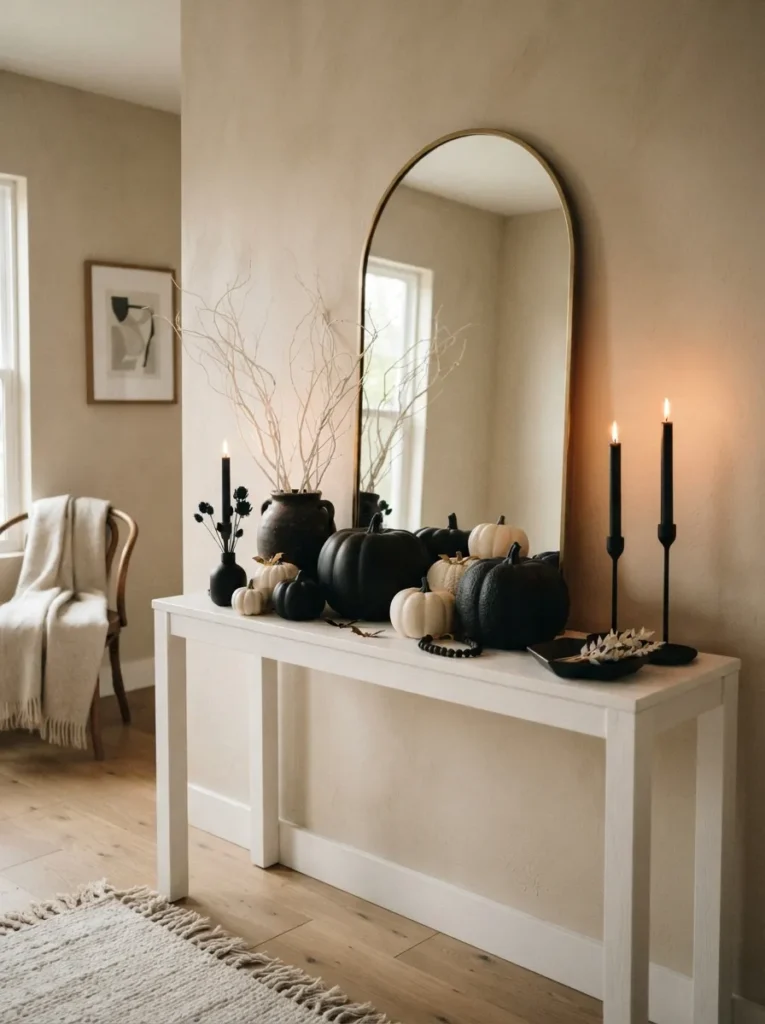 Black and White Pumpkins
