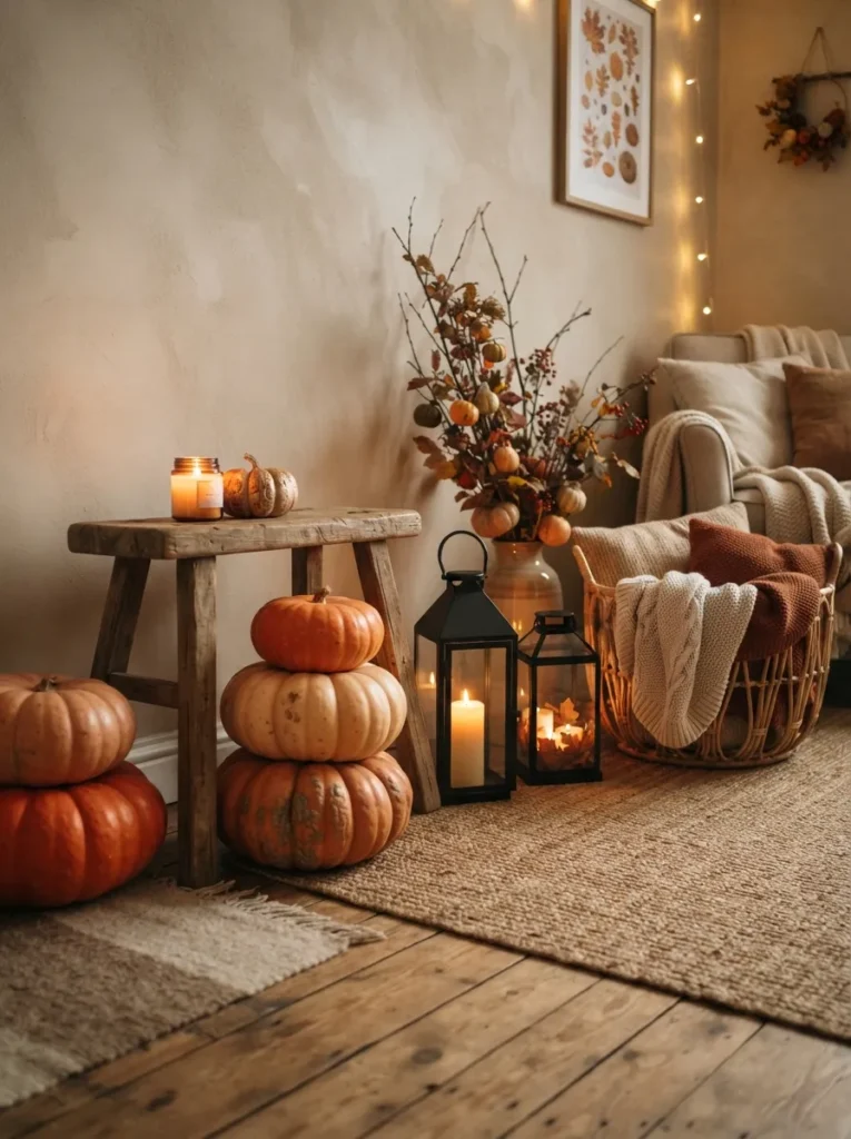 Candlelit Pumpkin Corner
