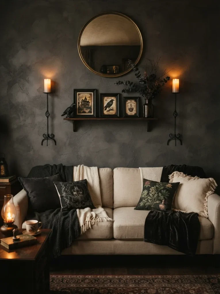 Creepy Candle Wall