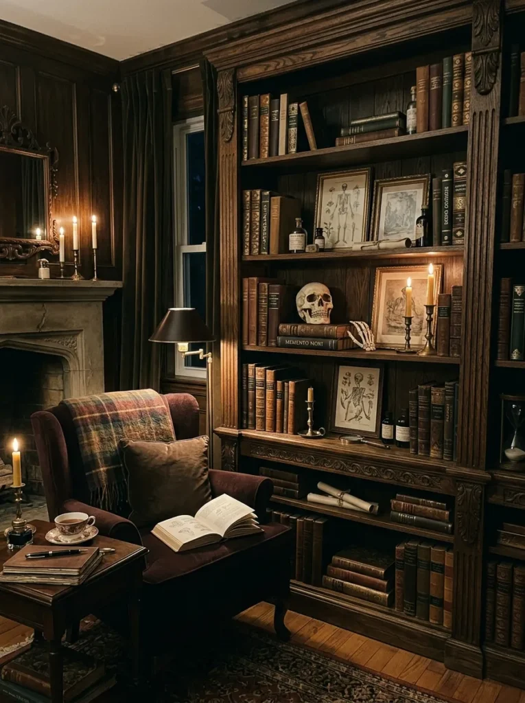 Dark Academia Shelves