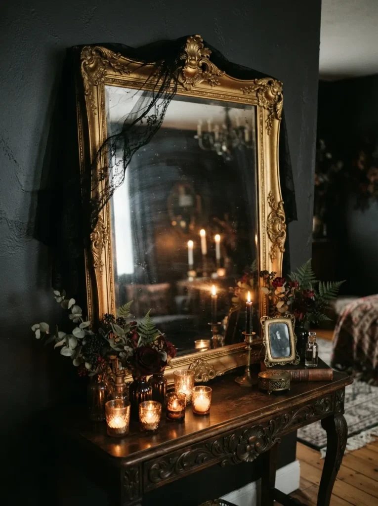 Draped Mirror Focal Point