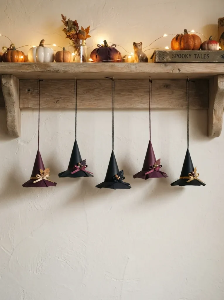 Floating Witch Hat Garland