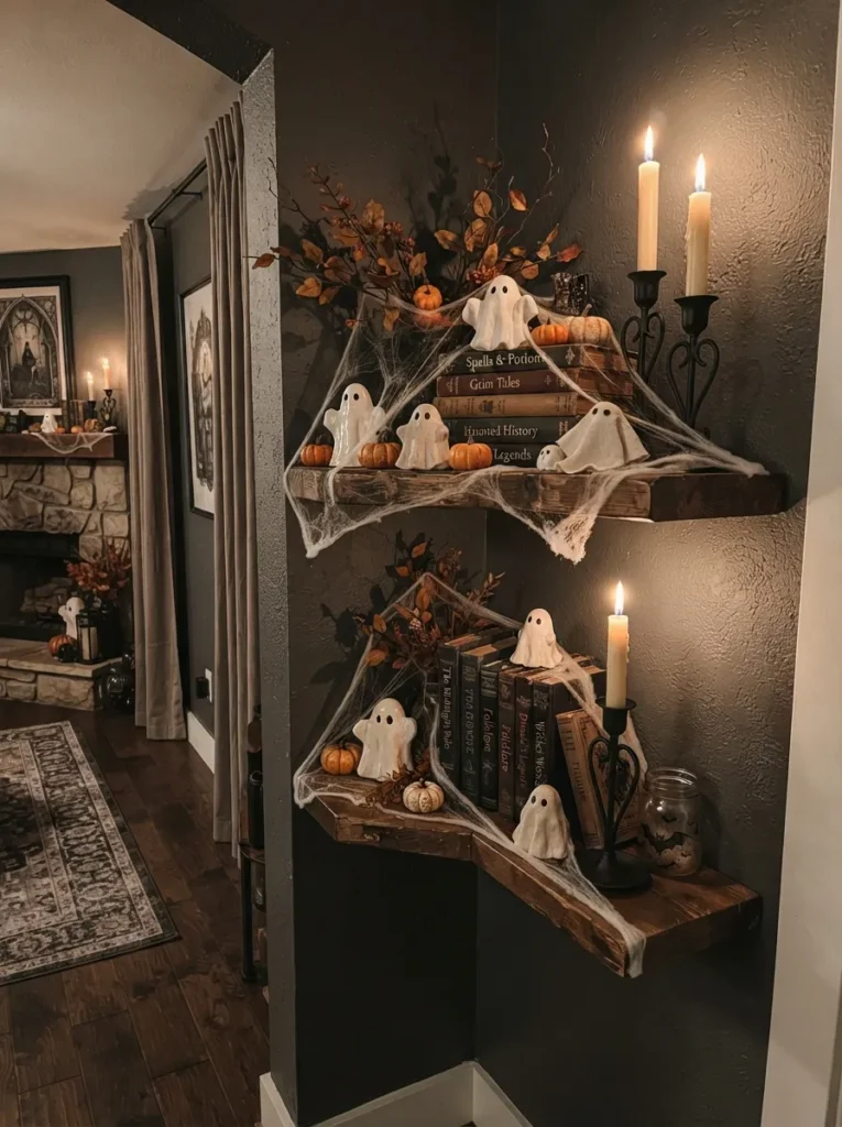 Ghost and Web Corner