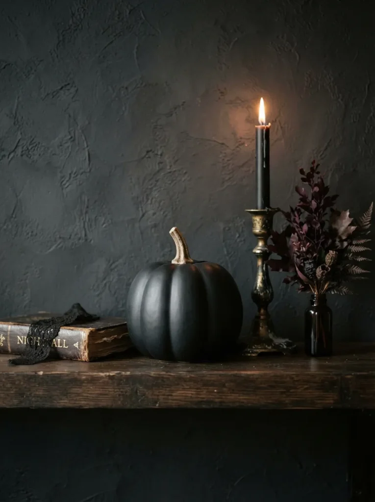 Gothic Black Pumpkin