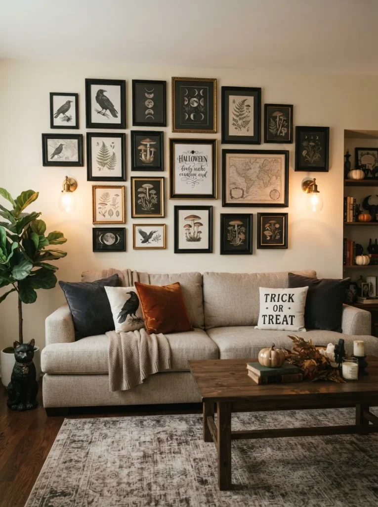 Gothic Gallery Wall