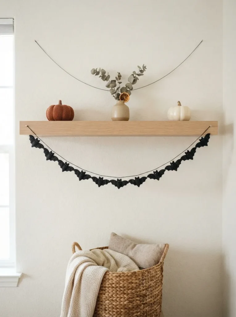 Hanging Bat Garland
