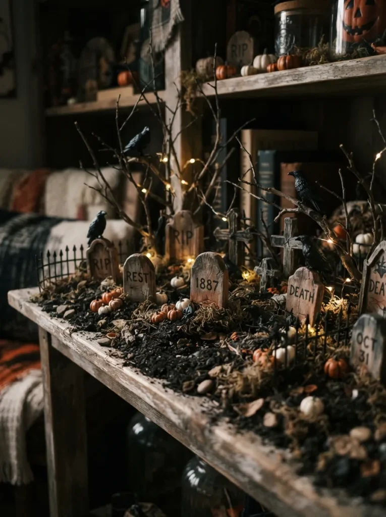 Mini Graveyard Scene