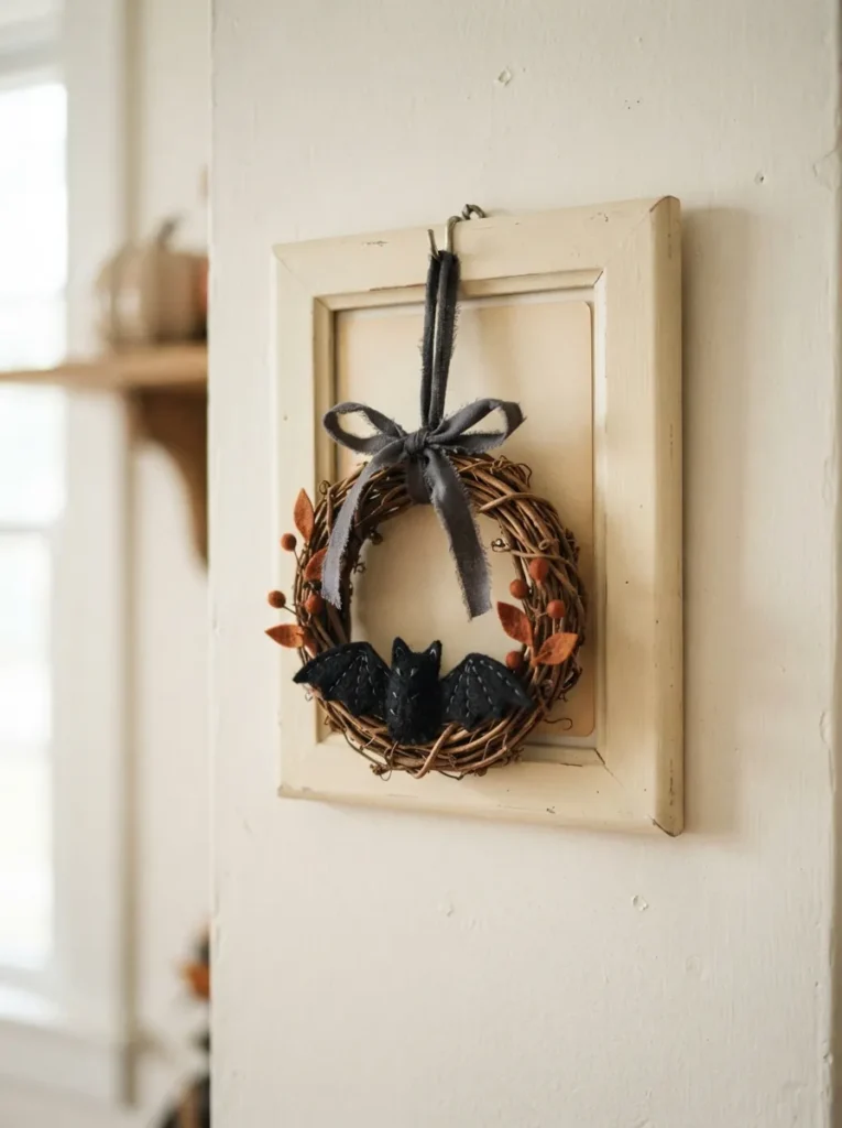 Mini Halloween Wreath