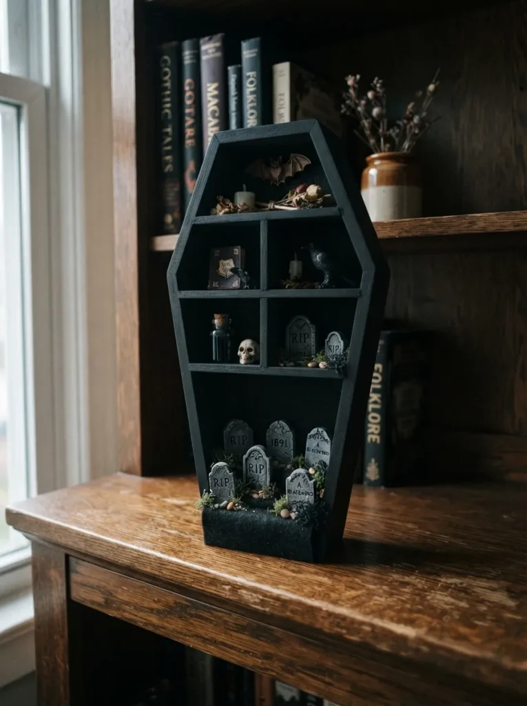 Miniature Graveyard Scene