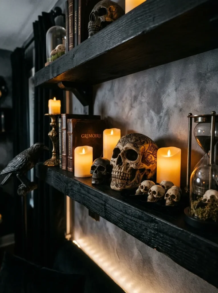 Moody Skull Lighting