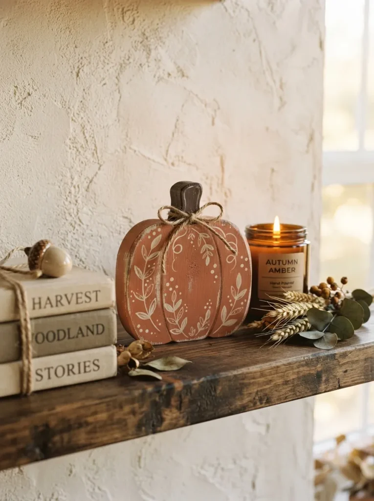Painted Fall Pumpkin