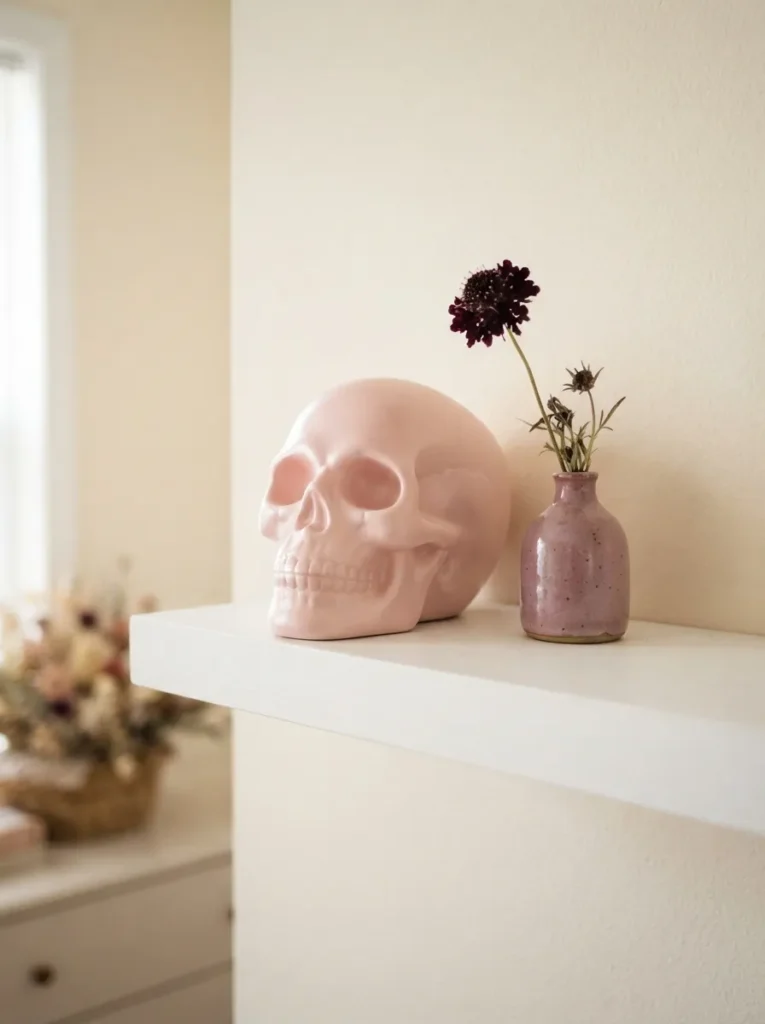 Pastel Pink Skull