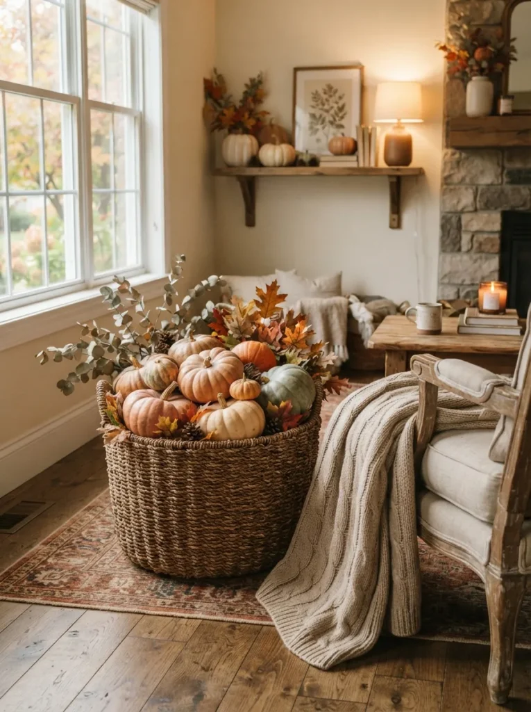 Pumpkin Basket Display