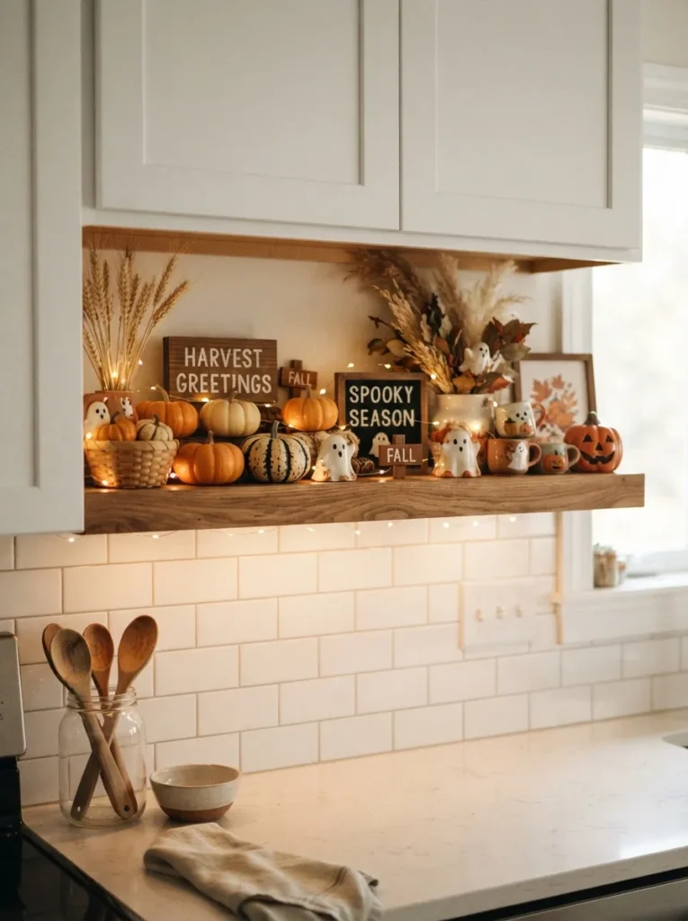 Pumpkin Kitchen Shelf