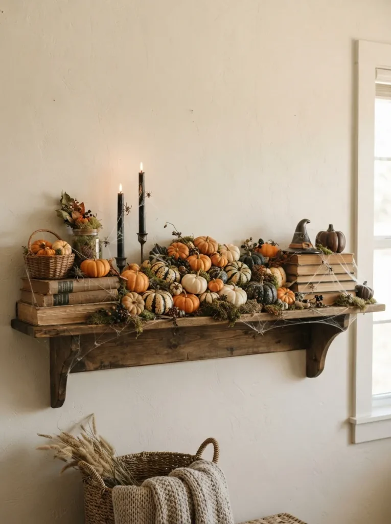 Pumpkin Shelf Cluster