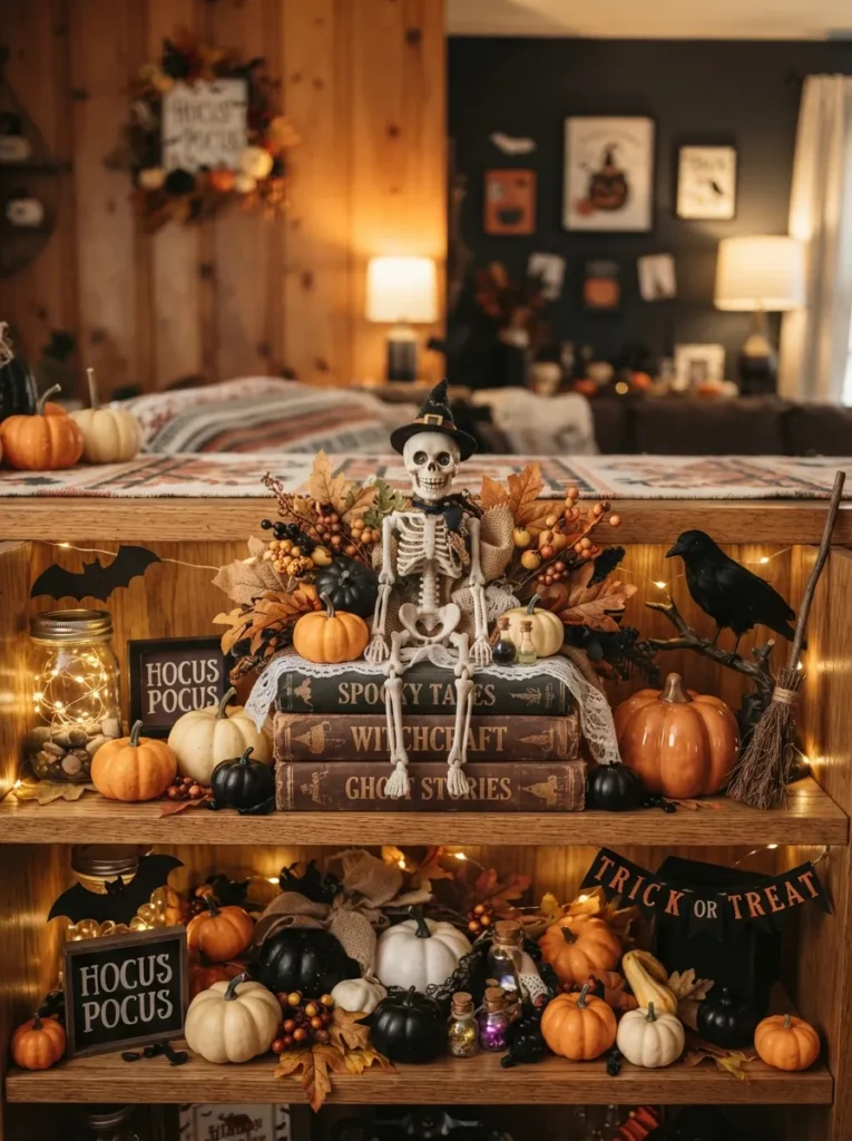 Skeleton Sitting Scene