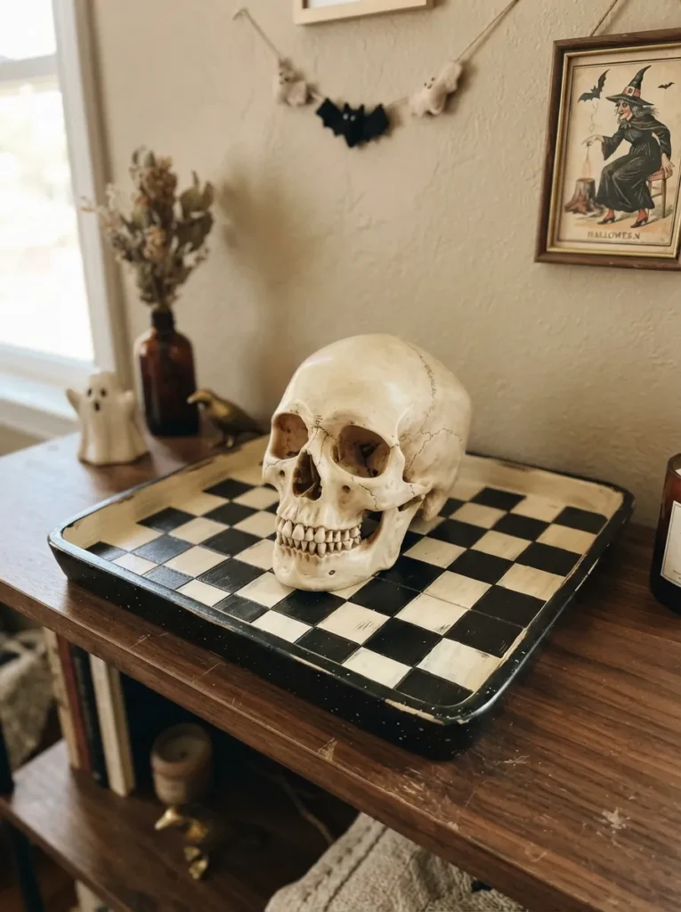 Skull Checkerboard Tray