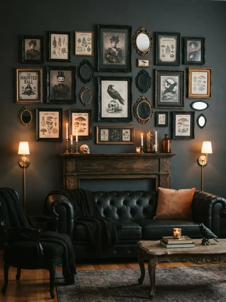 Spooky Gallery Wall
