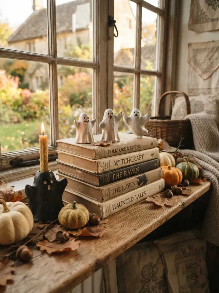 Stacked Book Display