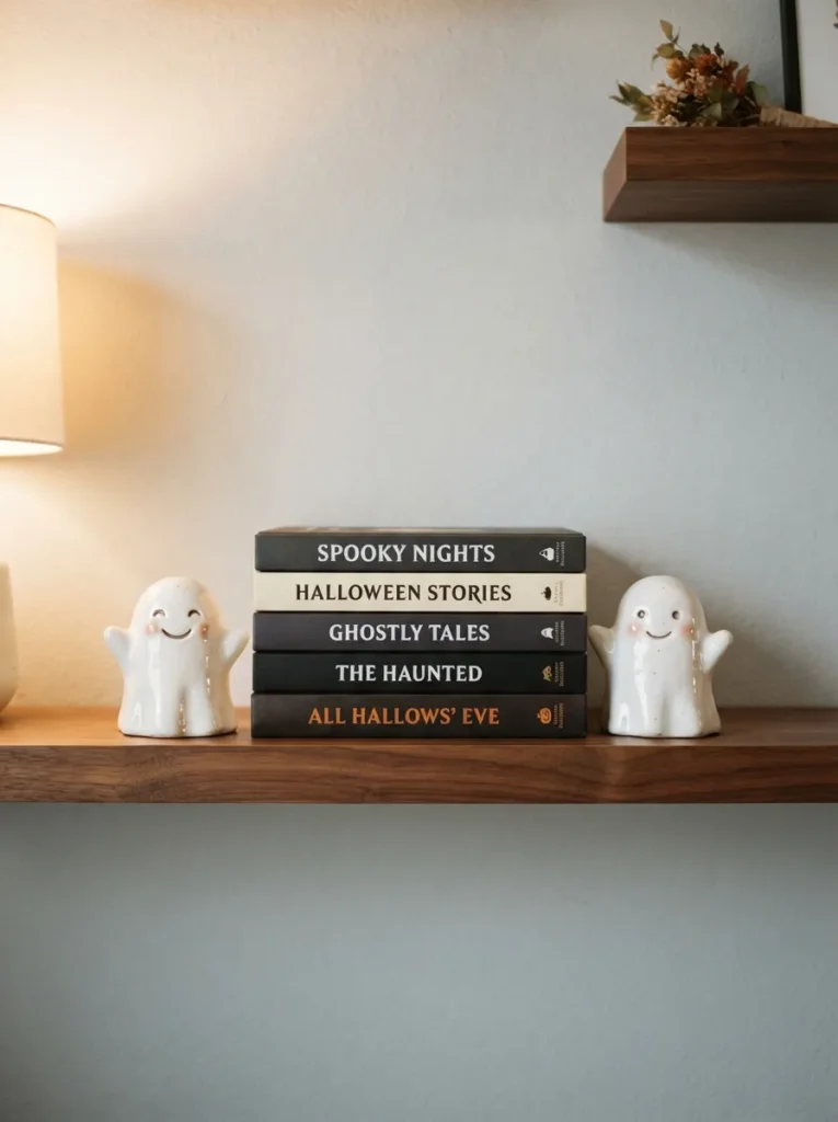 Tiny Ghost Bookends