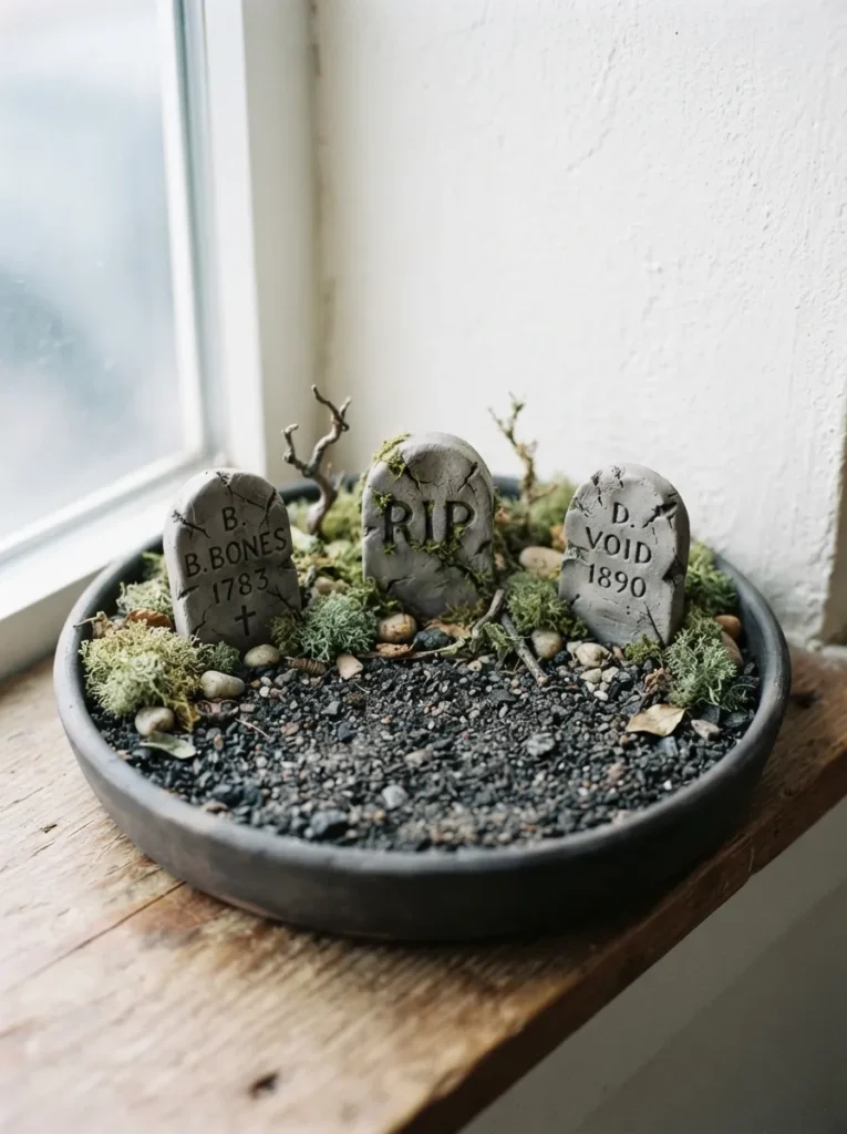 Tiny Tombstone Garden