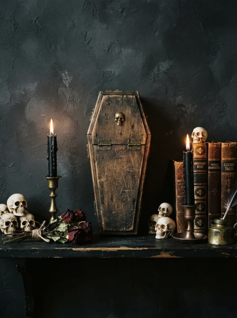 Vintage Coffin Display