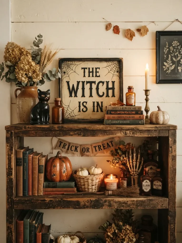 Vintage Halloween Sign