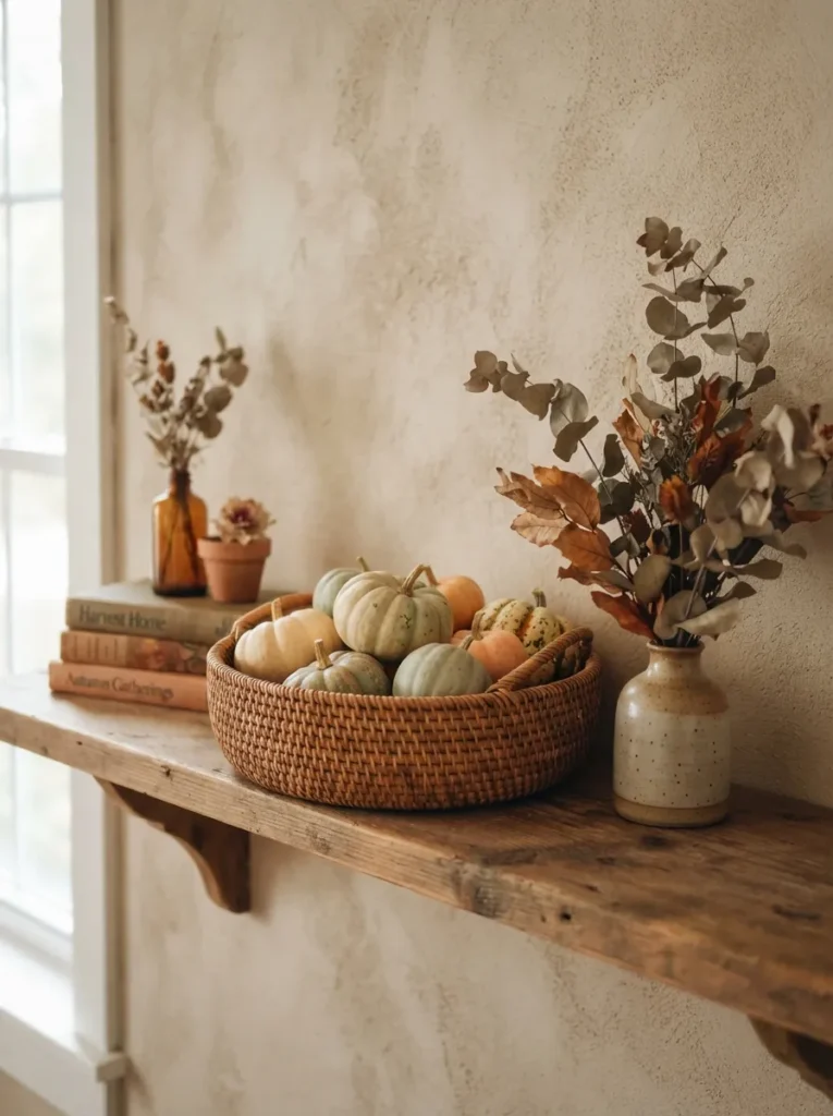 Woven Basket Pumpkins