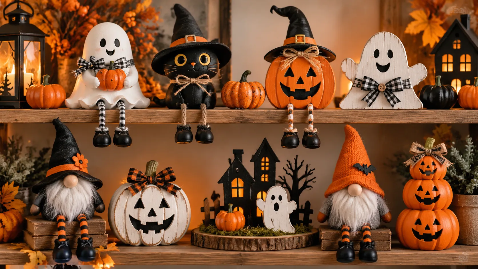 halloween shelf sitter
