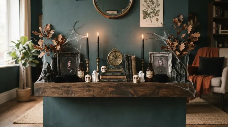 haunted shelf decor