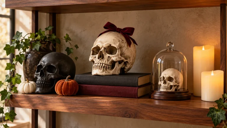 skull shelf sitter