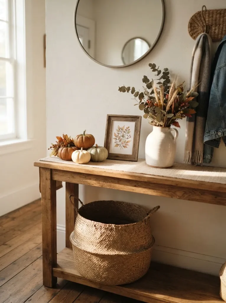 Entryway Pumpkin Trio